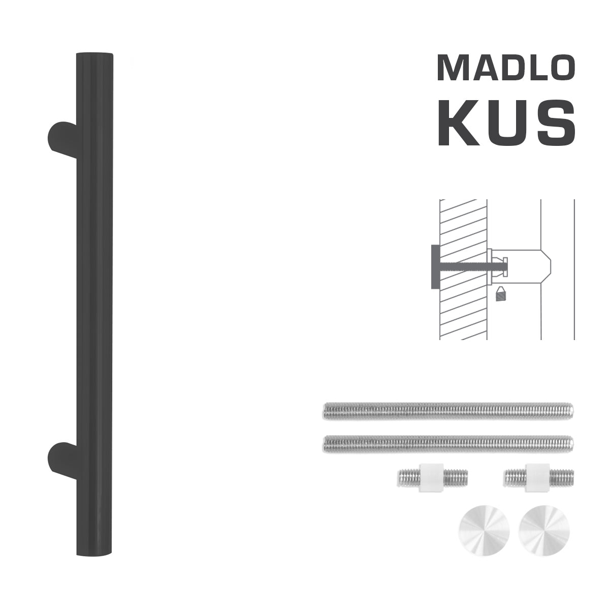 FT - HANDLE code K00 â‚¬Å¡Â¬Â¹Ã†â€™Â¦ 35 mm UN pc - Round straight handle