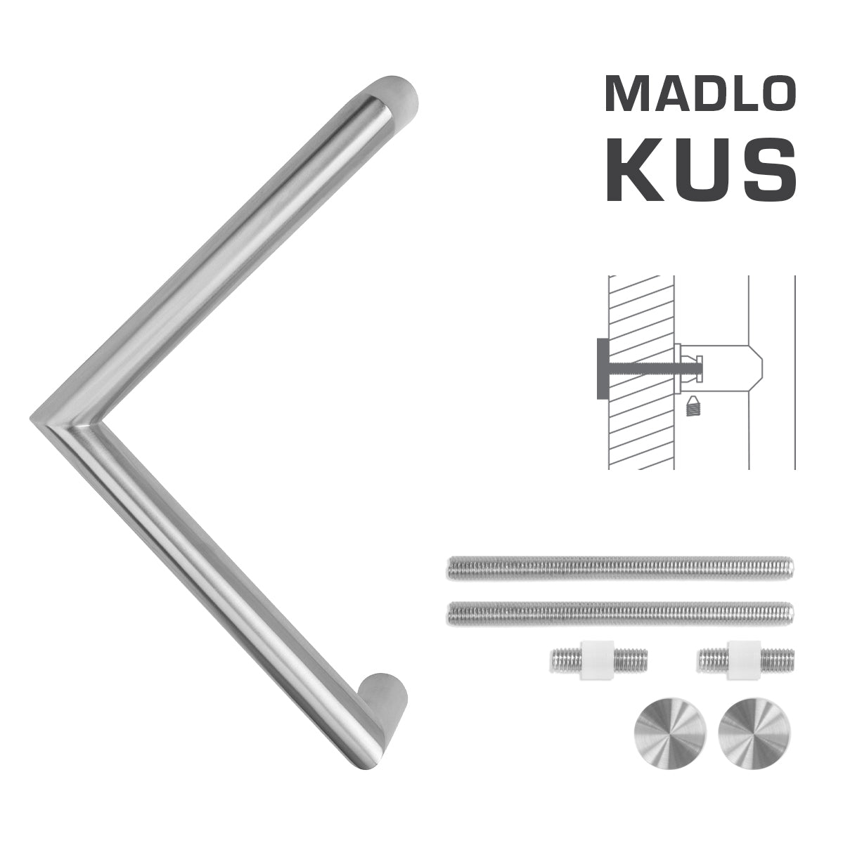 FT - HANDLE code K14 â‚¬Å¡Â¬Â¹Ã†â€™Â¦ 30 mm UN pc - Round off-set handles
