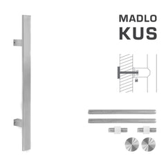 FT - HANDLE code K41S 40x10 mm UN pcs - straight