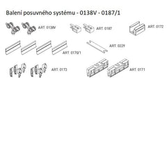 SC - Sliding system packing 100 GLASS