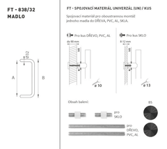 FT - HANDLE code K38 â‚¬Å¡Â¬Â¹Ã†â€™Â¦ 32 mm UN pc - Round off-set handles