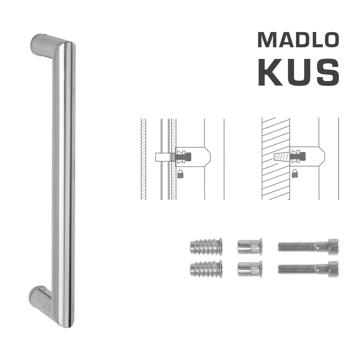 FT - HANDLE code K02 â‚¬Å¡Â¬Â¹Ã†â€™Â¦ 25 mm SP pcs - Round straight handle