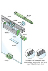 SC - SLIDING SYSTEM SERIES 100 SILENT GLASS WITH 80 KG SP