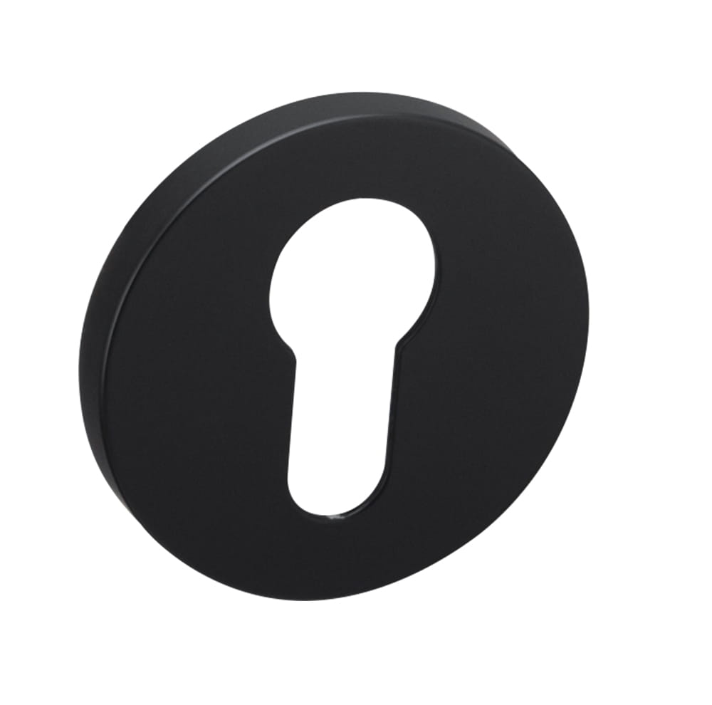 Infinity Line TORO FIT KTO O black B00 - Door Handle on a Round Rose