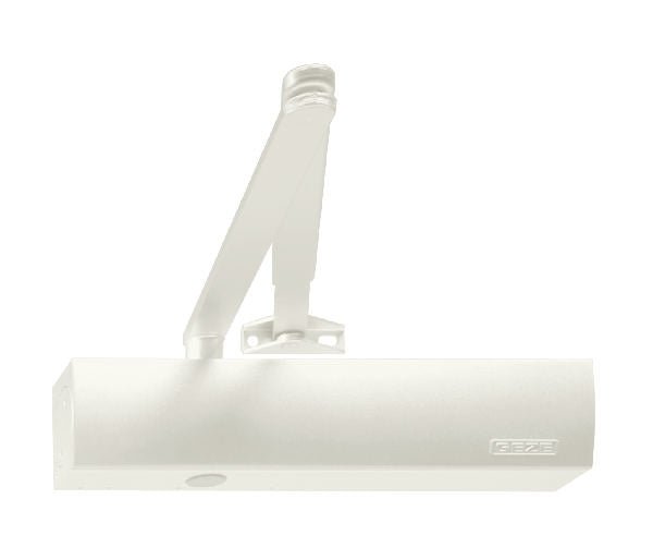 Geze TS 2000 V BC White - door closer with arm