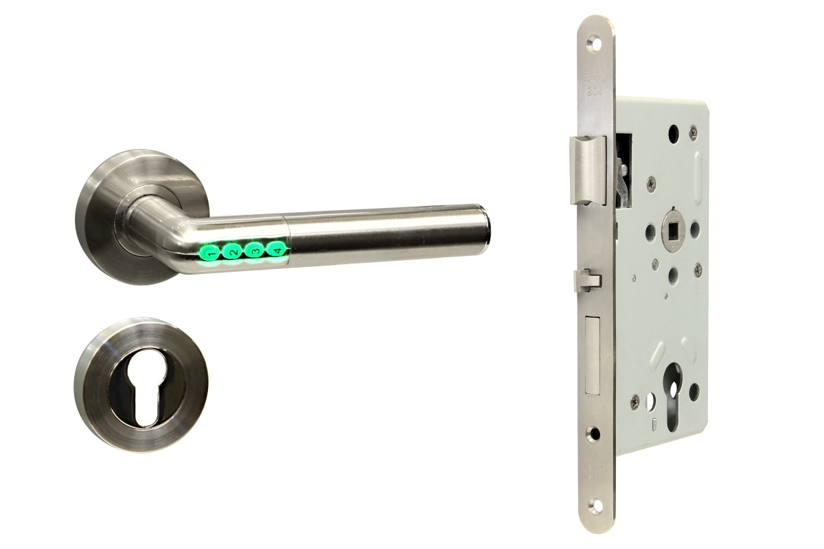 Smart Handle H.02/EN.304.SZ.PA.KO.L - SET smart handle + mortise lock for left door