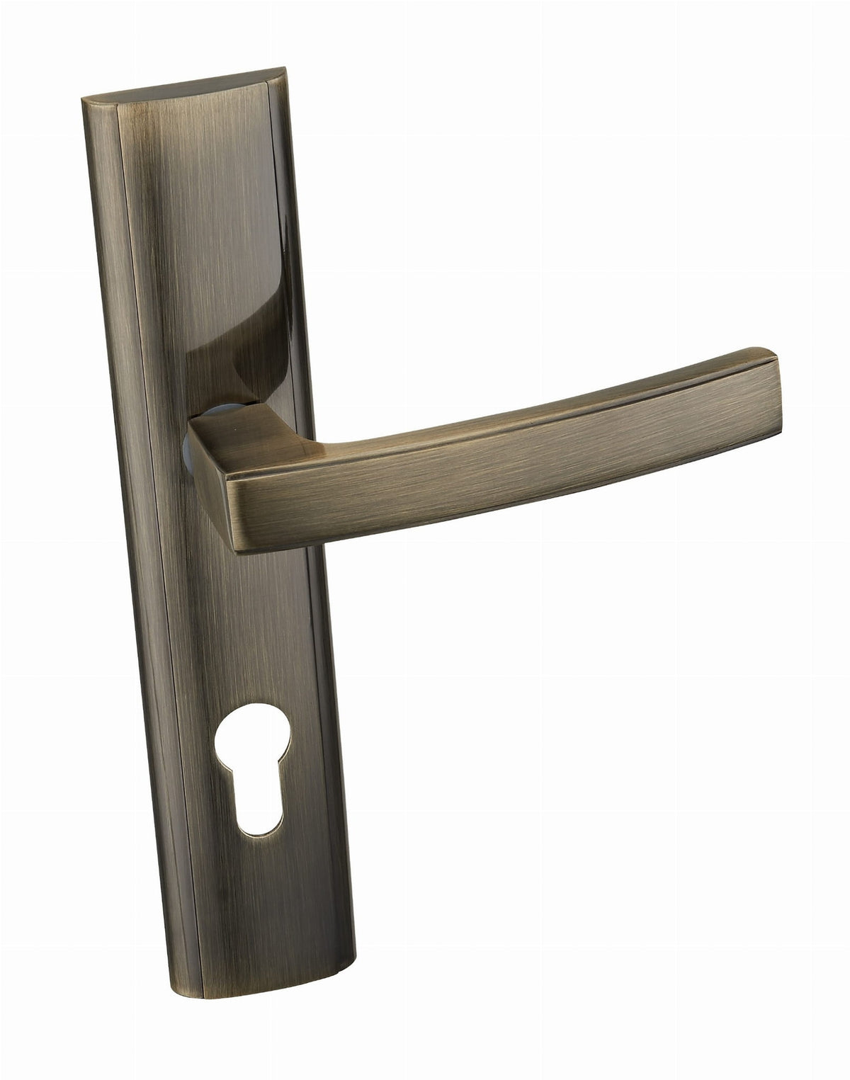 Hermes KHR 412 W Patina K+K External Door Handle on a Backplate