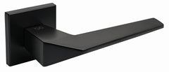 Infinity Line ICE black KCE B00 - Door Handle on a Square Rose