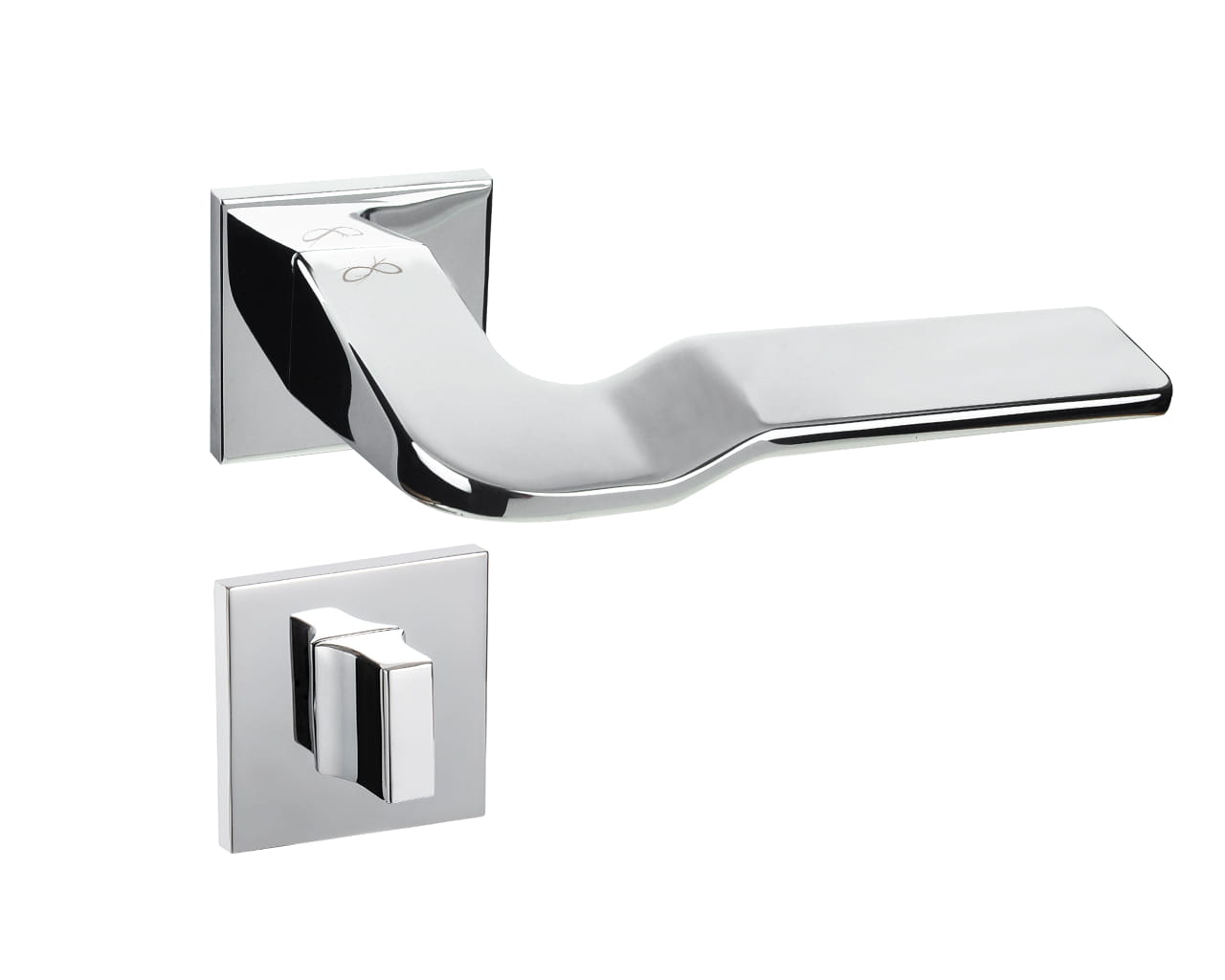 Infinity Line Bali SLIM Chrome KBLA S 700 - Door Handle on a Square Rose