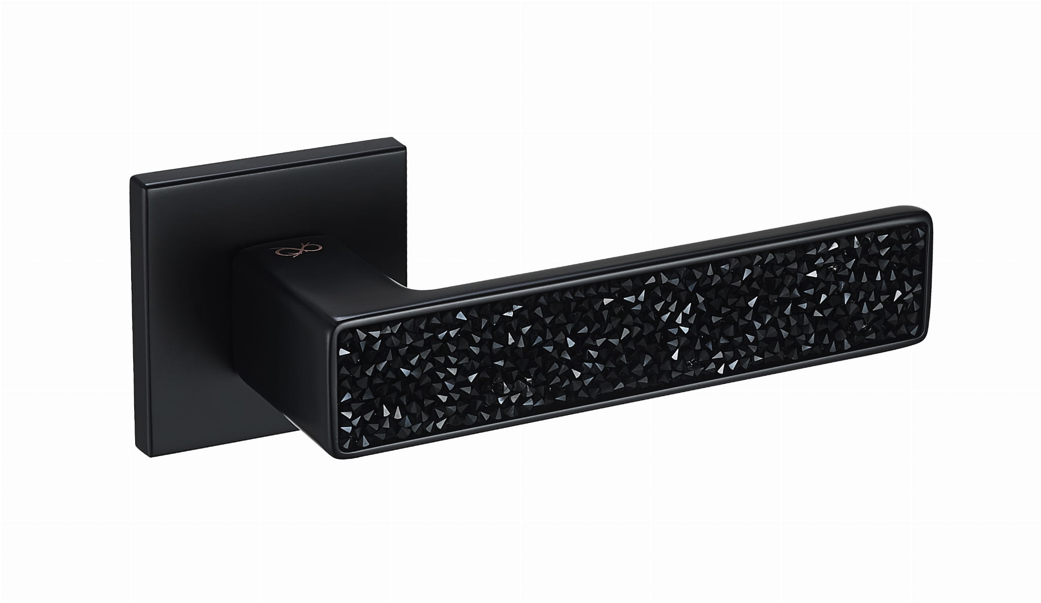 Infinity Line Concept KCK B00 Black/glamour - Door Handle on a Square Rose