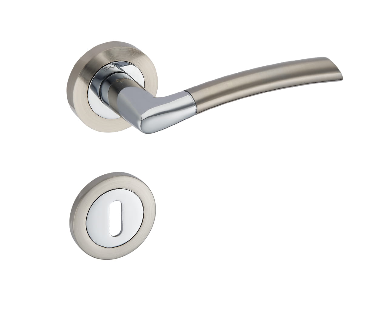 Dalia KDL O 100 - Door Handle on a Round Rose