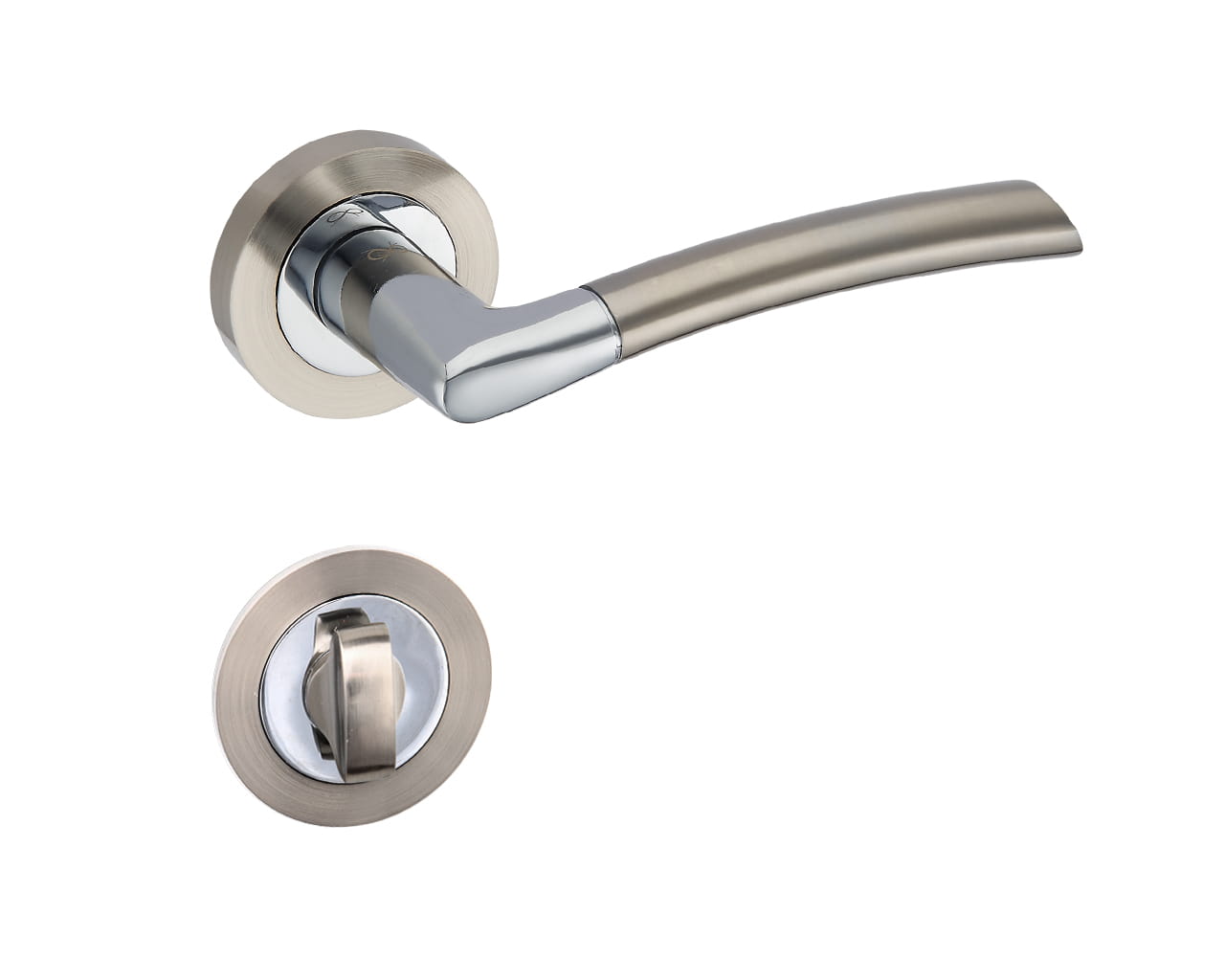 Infinity Line Dalia KDL O 100 - Door Handle on a Round Rose