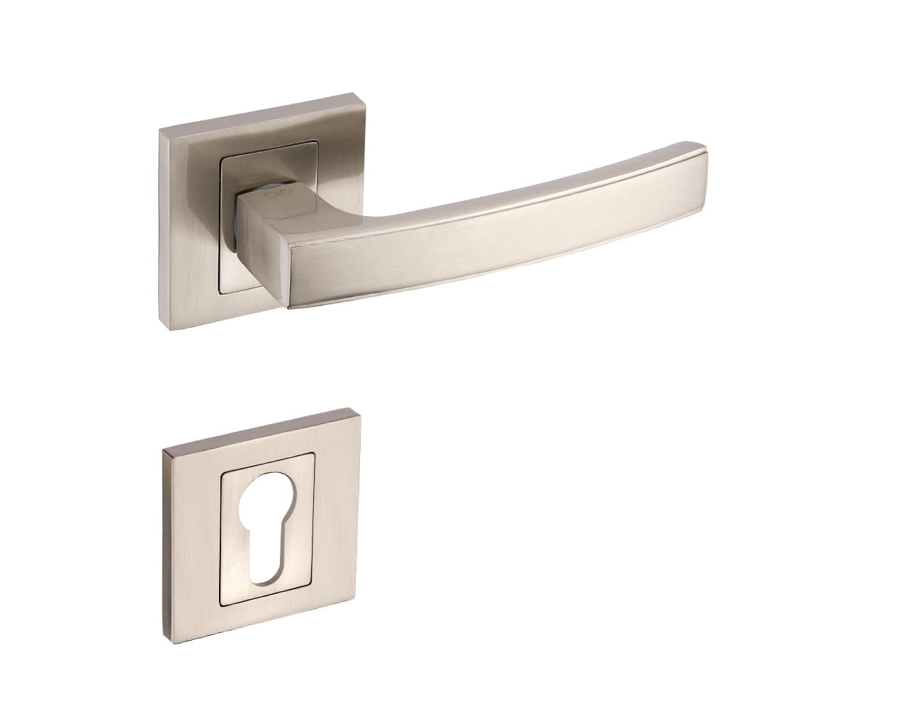 Infinity Line Hermes KHR 300 Satin - Door Handle on a Square Rose
