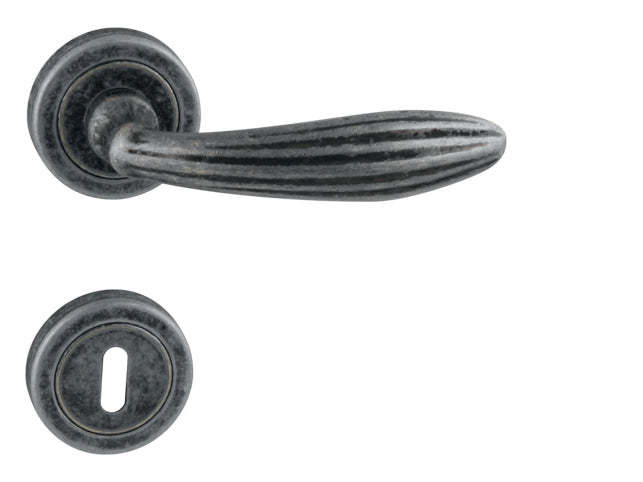 Sofia R Exclusive Door Handle on a Round Rose