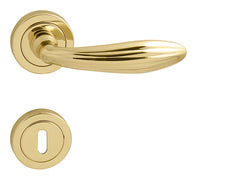 Sofia R Exclusive Door Handle on a Round Rose
