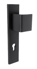 Alub NEO Black K+G -External Door Handle on a Backplate