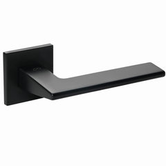 Infinity Line Shark FIT black KSH B00 - Door Handle on a Square Rose