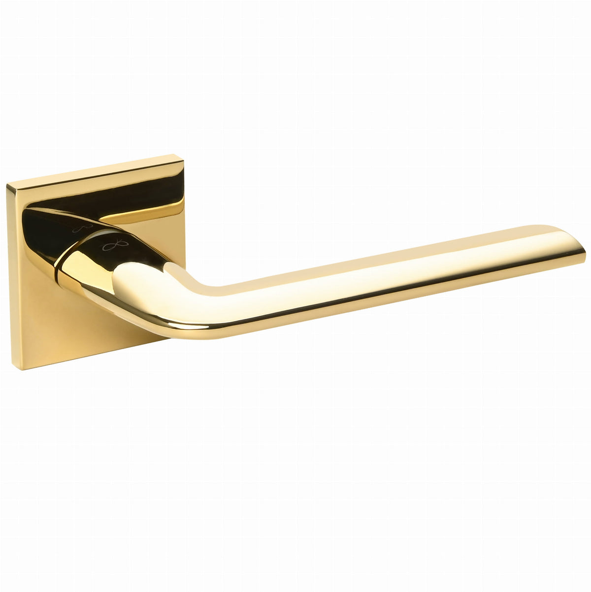 Infinity Line Stinger FIT gold KSR G00 - Door Handle on a Square Rose
