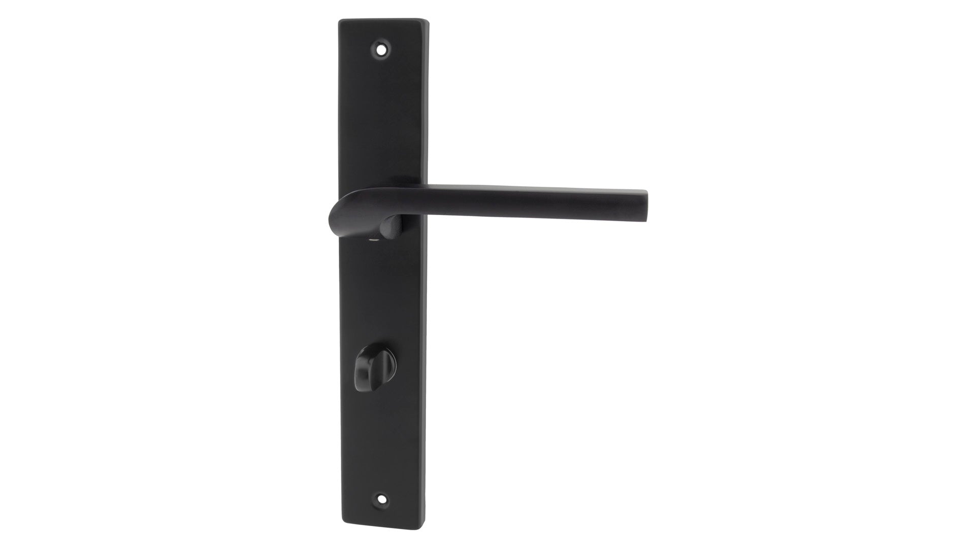 Alub Zoya Black - Door Handle on a Backplate