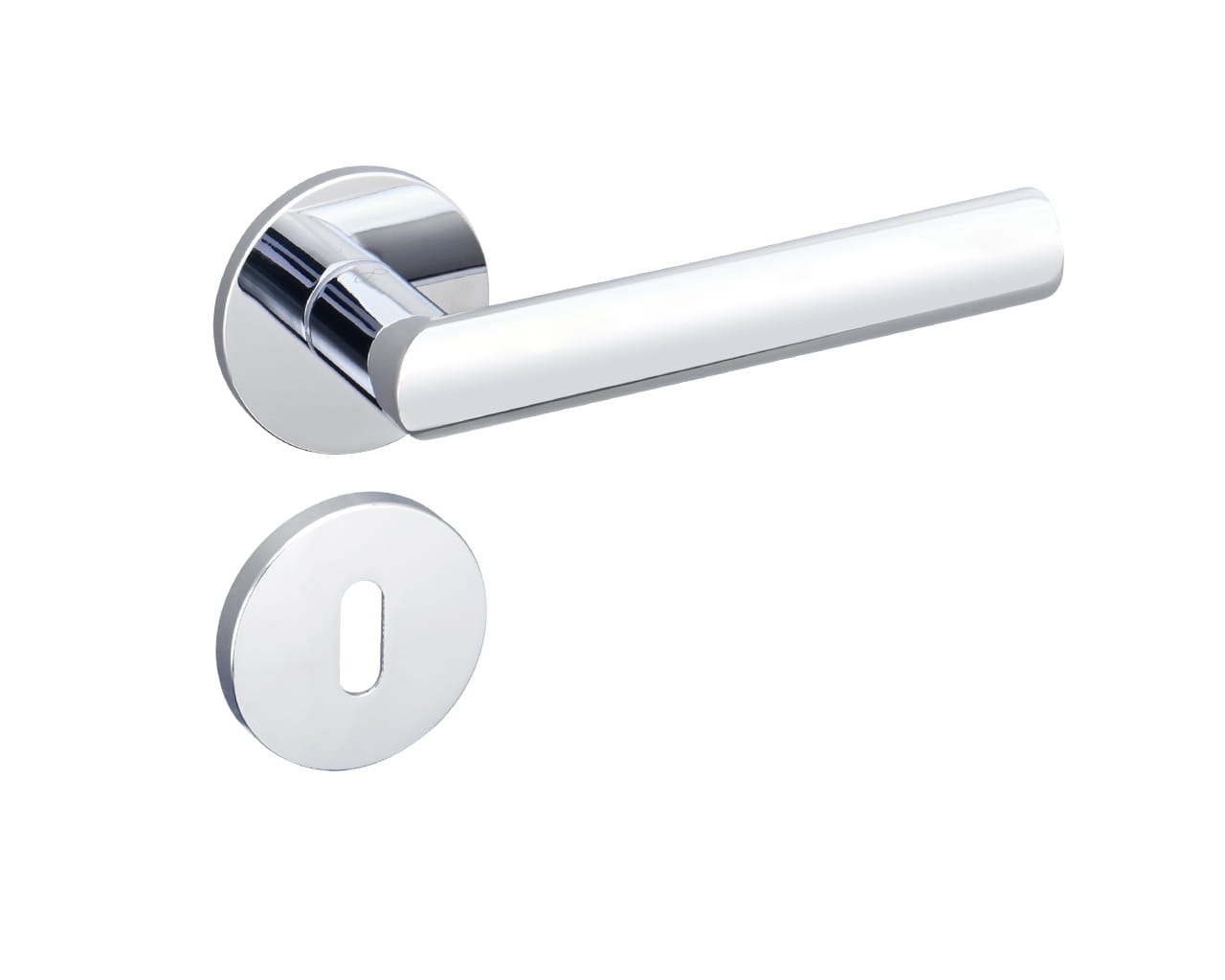 Infinity Line Ronda FIT KRD O 700 Chrome - Door Handle on a Round Rose