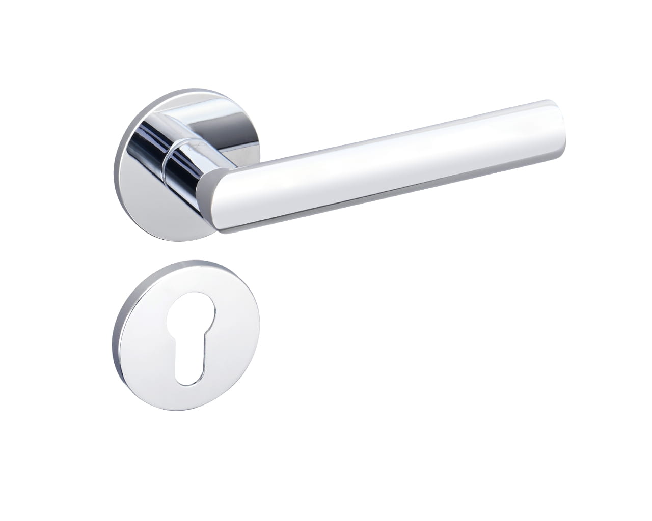 Infinity Line Ronda FIT KRD O 700 Chrome - Door Handle on a Round Rose