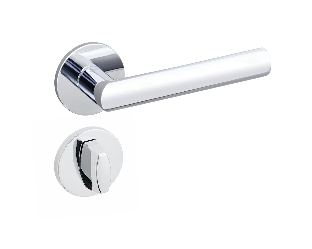 Infinity Line Ronda FIT KRD O 700 Chrome - Door Handle on a Round Rose