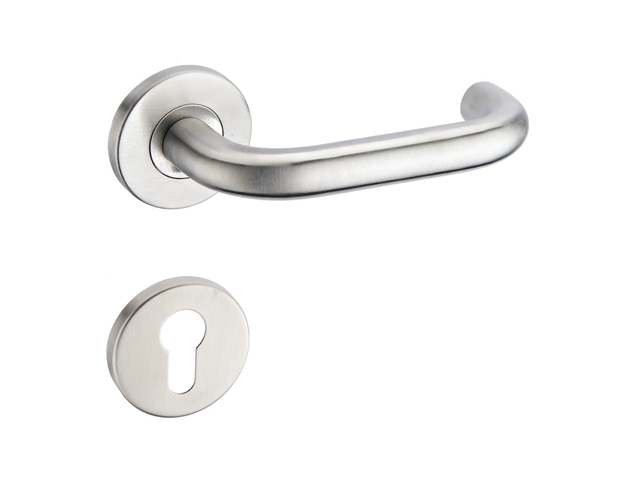 Infinity Line Ultra KUL 500 Door Handle on a Round Rose