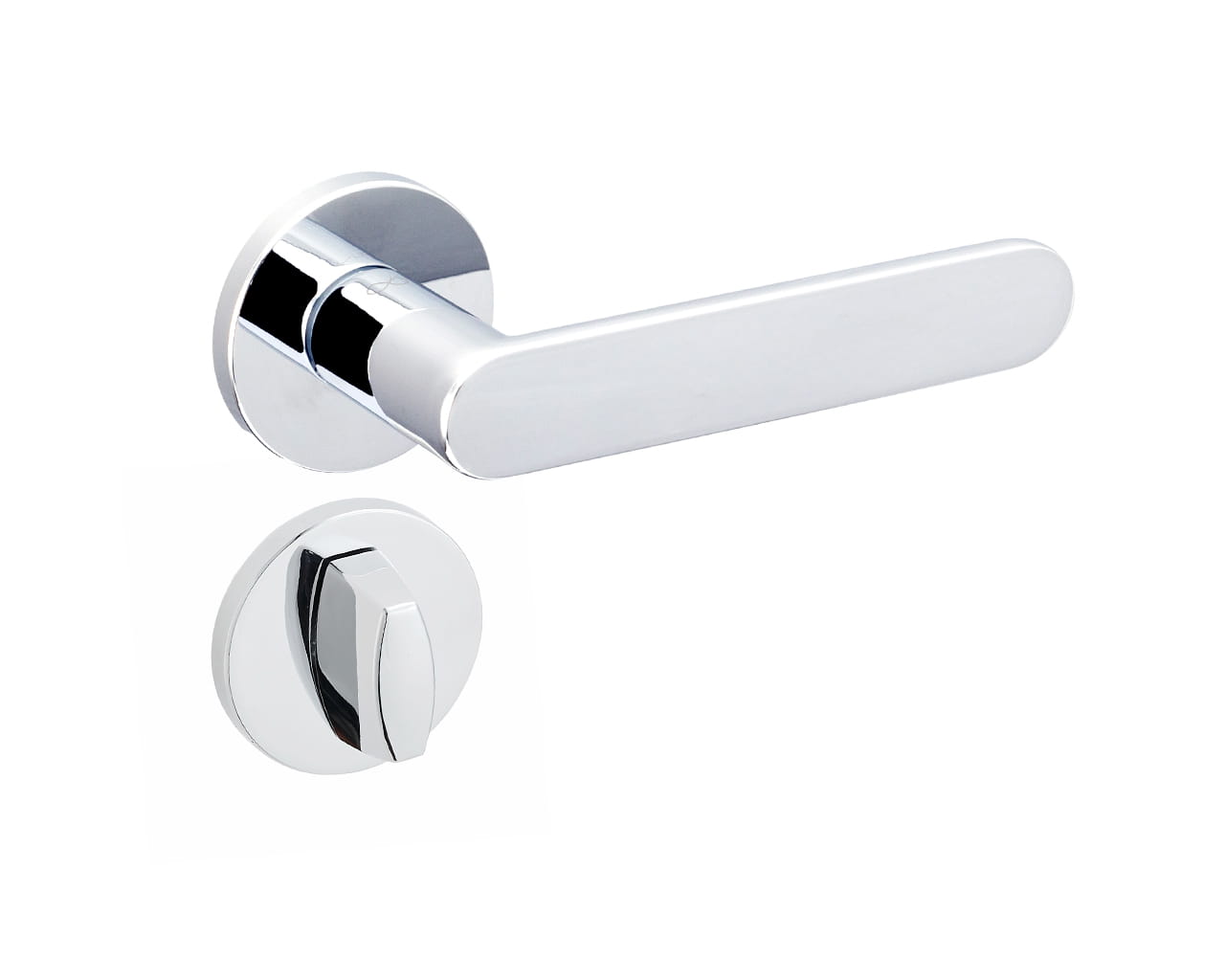 Infinity Line Wenus FIT KWF O 700 Chrome - Door Handle on a Round Rose