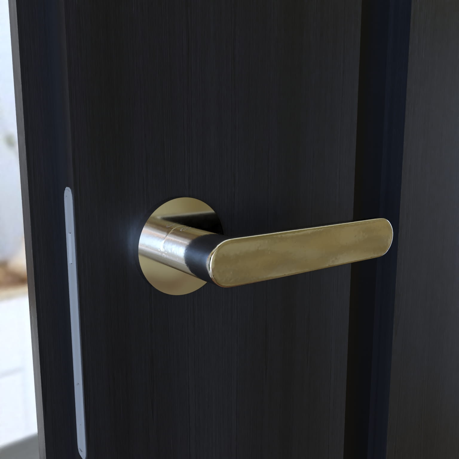 Infinity Line Wenus FIT KWF O 700 Chrome - Door Handle on a Round Rose