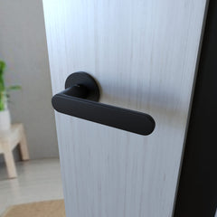 Infinity Line Wenus FIT KWF O B00 Black - Door Handle on a Backplate