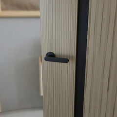 Infinity Line Wenus FIT KWF O B00 Black - Door Handle on a Backplate