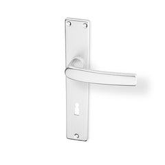 ACT Lara door  - Door Handle on a Backplate - F1 natural