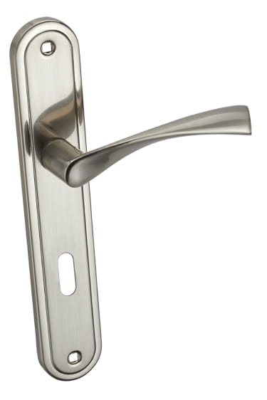 Laura KLR 311 Satin 72mm - Door Handle on a Backplate