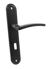 Lena KLN B11 Black 72mm - Door Handle on a Backplate