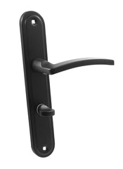 Lena KLN B11 Black 72mm - Door Handle on a Backplate