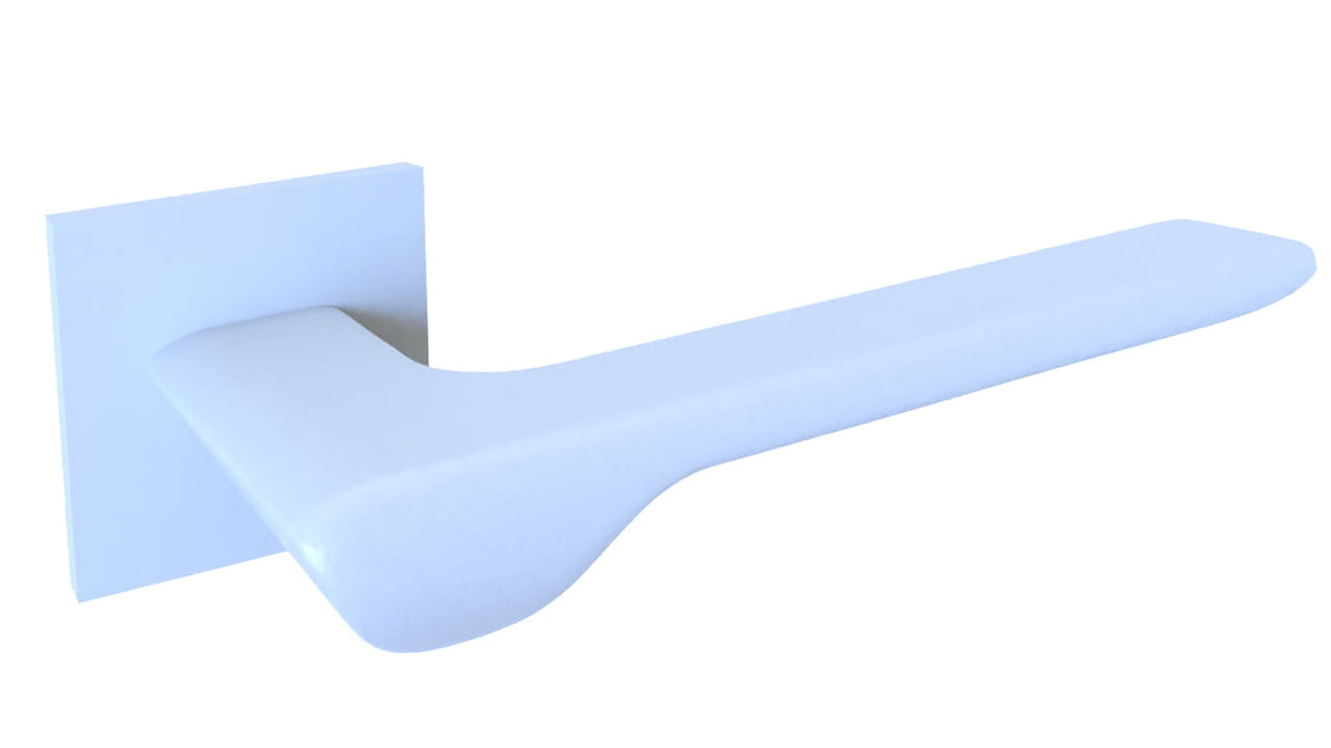 Linea FIT white KLIN S 800 - Door Handle on a Square Rose