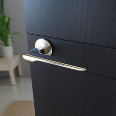 Infinity Line Linea SLIM Chrome WEDGE S O 700 - Door Handle on a Round Rose