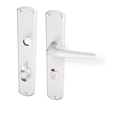 ACT Monte door  - Door Handle on a Backplate - F1 natural