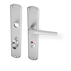 ACT Monte door  - Door Handle on a Backplate - F9 steel