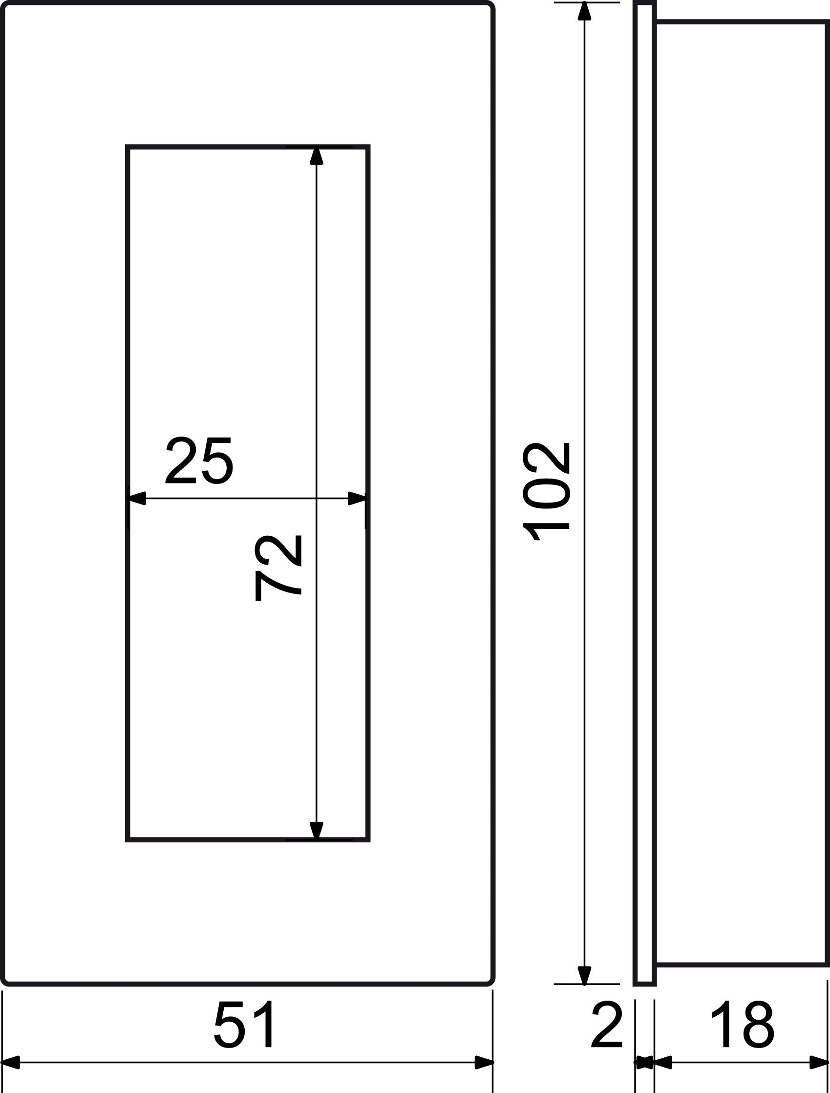 Richter Czech Stainless steel handle 005