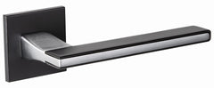 Infinity Line Nicola KNIC S B00/M700 Black/Chrome-Matt - Door Handle on a Square Rose