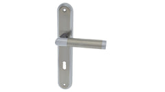 Alub Nina Nickel Chrome - Door Handle on a Backplate