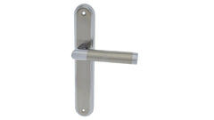 Alub Nina Nickel Chrome - Door Handle on a Backplate