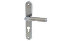 Alub Nina Nickel Chrome - Door Handle on a Backplate