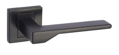 Infinity Line New KNV B00 Black - Door Handle on a Square Rose