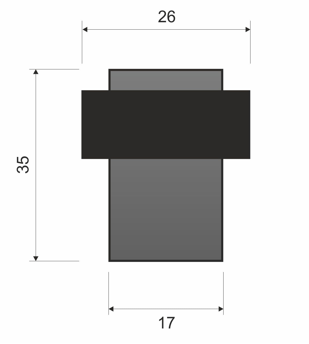 Infinity Line Stop ODB K 300 - square