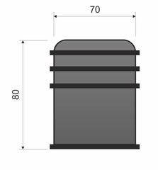 Infinity Line Stopper ODB LONG 300 satin