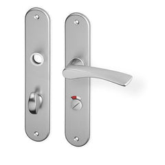 ACT Pia door  - Door Handle on a Backplate - F9 steel
