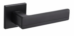 Platon FIT black KPF B00 - Door Handle on a Square Rose