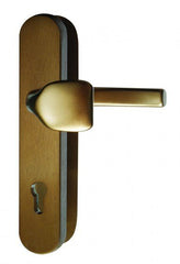 Richter Czech Safety Door Handle R.101.PZ.TB2 F4 - bronze anodized